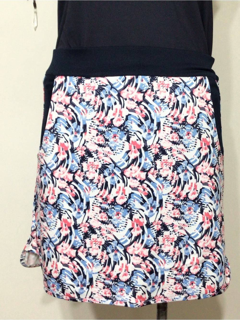 Kate Lord Navy Floral Print Skort